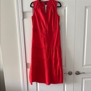 Perfect summer dress! Beautiful mid sleeveless cotton summer dress NWT